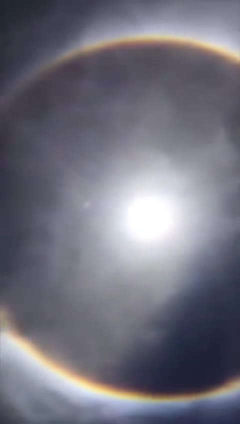 Before they started spraying the sky everywhere nobody witnessed sights like this - now you see them all the time.