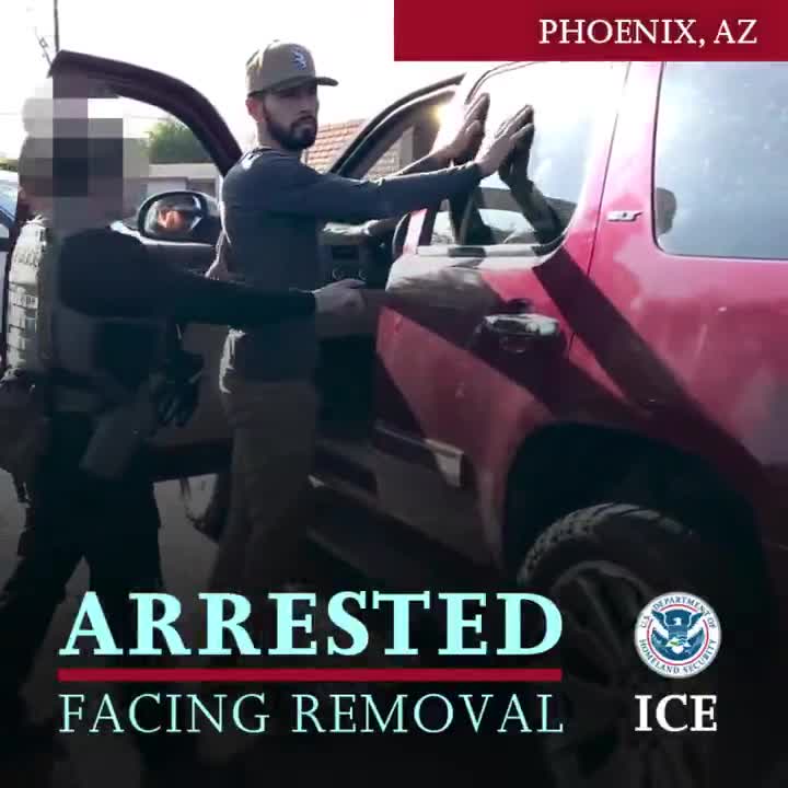 ICE Phoenix just nabbed Jesus Ivan Martinez Molina, a Mexican national wanted for aggravated kidnapping.   Phoenix just got a lot safer!
