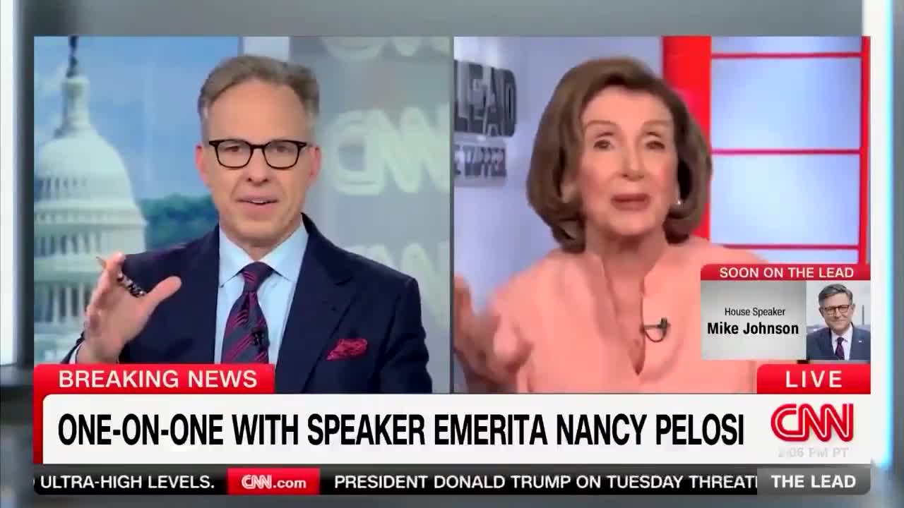 Watch Nancy Pelosi have a meltdown on live TV when she gets asked about the accusations of her insider trading 🤣  
