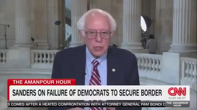Bernie Sanders admits: “You don't have a country without borders. If you have borders, you should enforce that border. Democrats have not done as good a job as they should. Period. End of ...