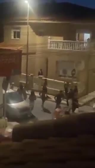 🚨🇪🇸 Meanwhile in Murcia, Spain   Gangs of Moroccons clutching weapons take to the streets of Spain amidst reports of clashes with Police & Locals.   Just because this isn’t on...