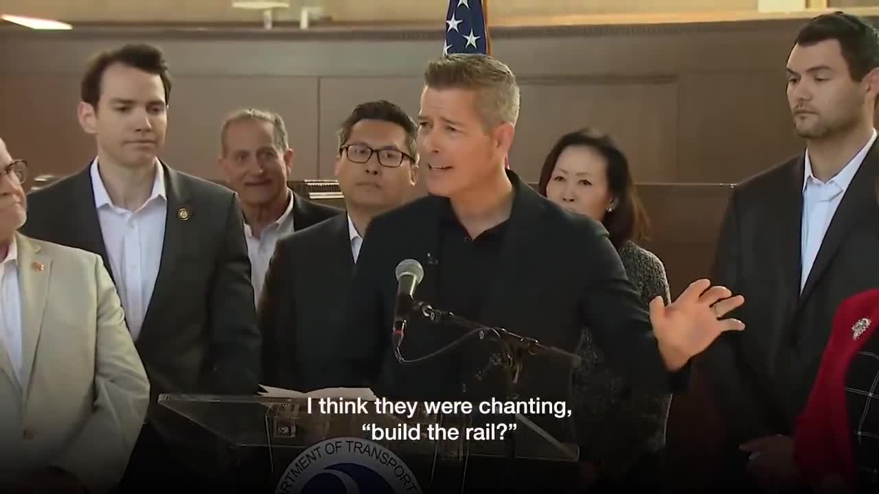 Trump just DEFUNDED Gavin Newsom’s FAILED rail project.  It's billions of dollars over budget, had a completion date of 2020, and has transported 0 passengers.  Pure incompetence.  The cor...