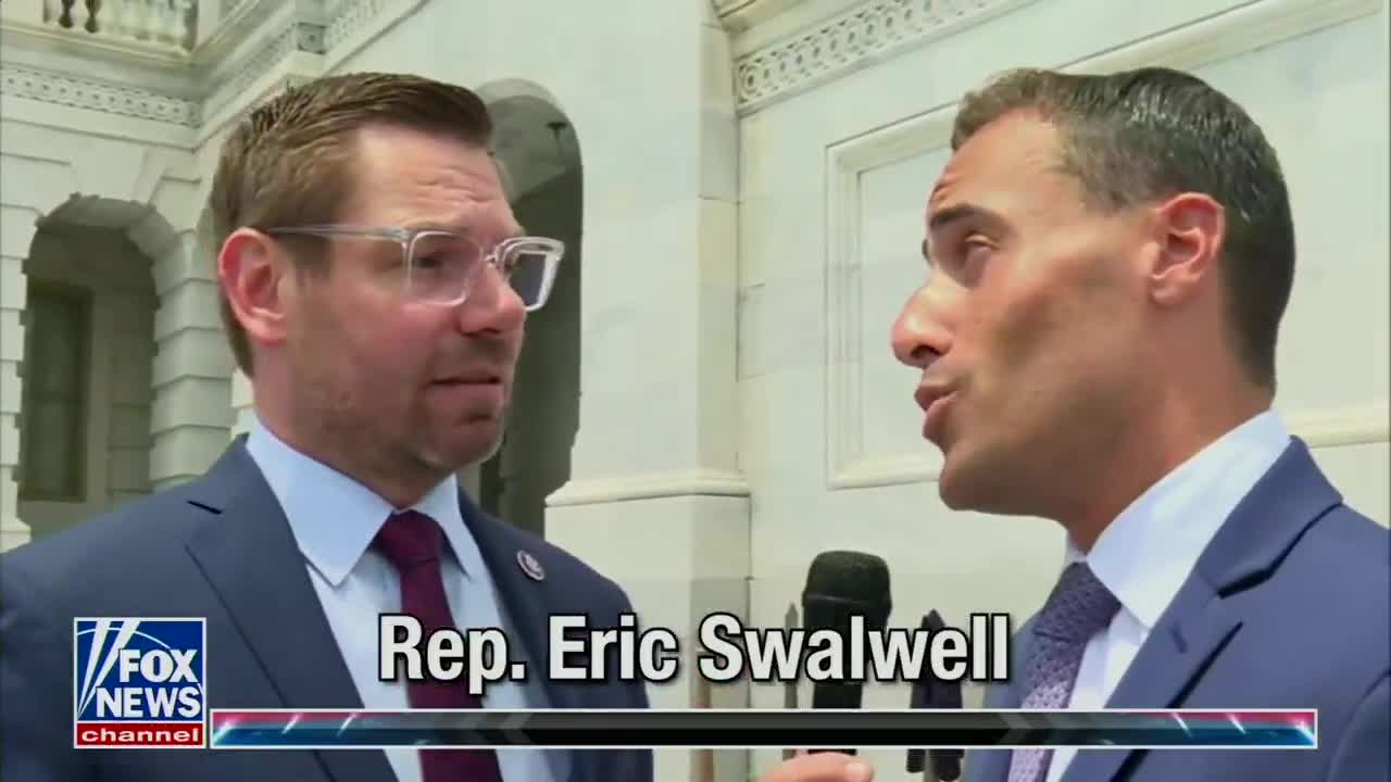 Democrat Congressman Eric Swalwell on ICE agents: “You're terrorizing women. Real men don't terrorize women.. Don't wear masks in our community”