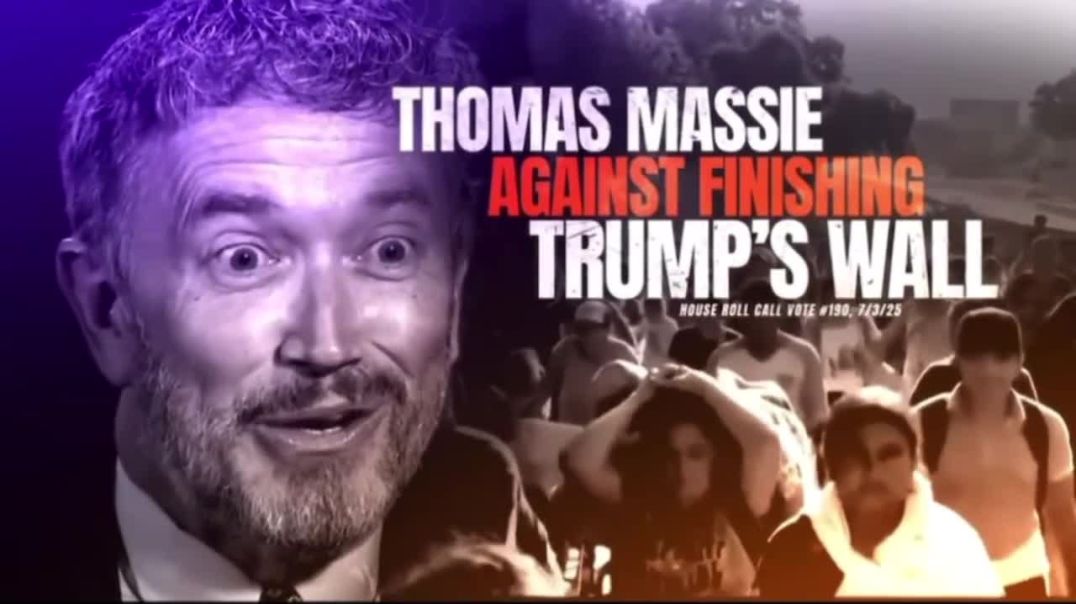 📢 Trump dropped a new Ad — What happened to Thomas Massie?  When did he decide to start voting with radical democrats?