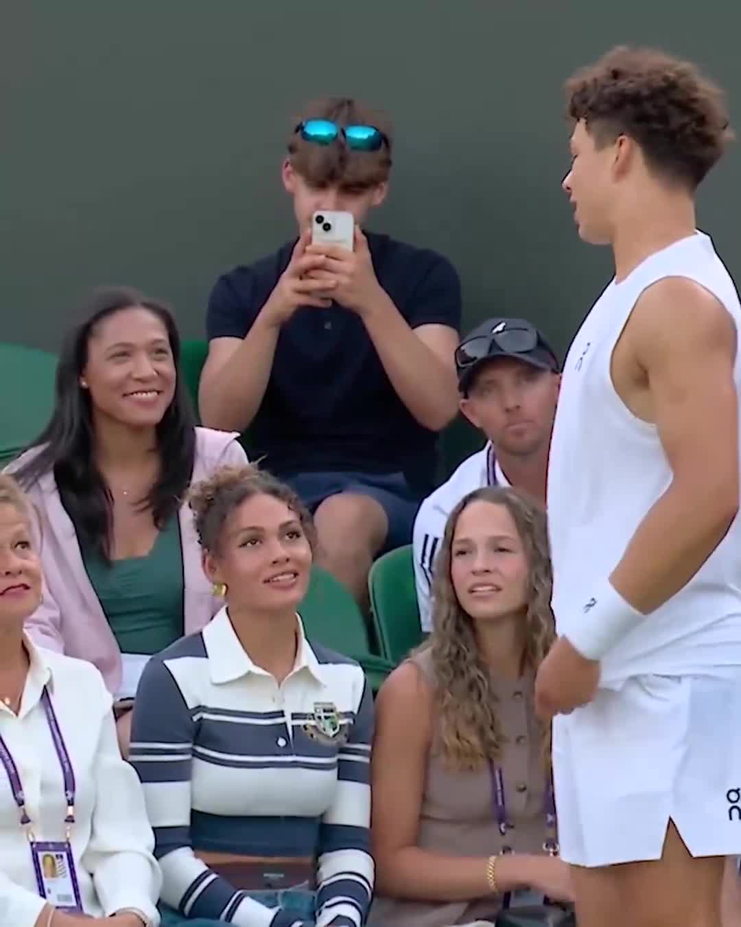 The way Trinity Rodman looks at Ben Shelton 🥹