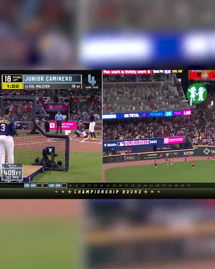 HR ROBBERY AT THE DERBY 😱   This kid made an incredible catch, but it was still counted as a home run 😳