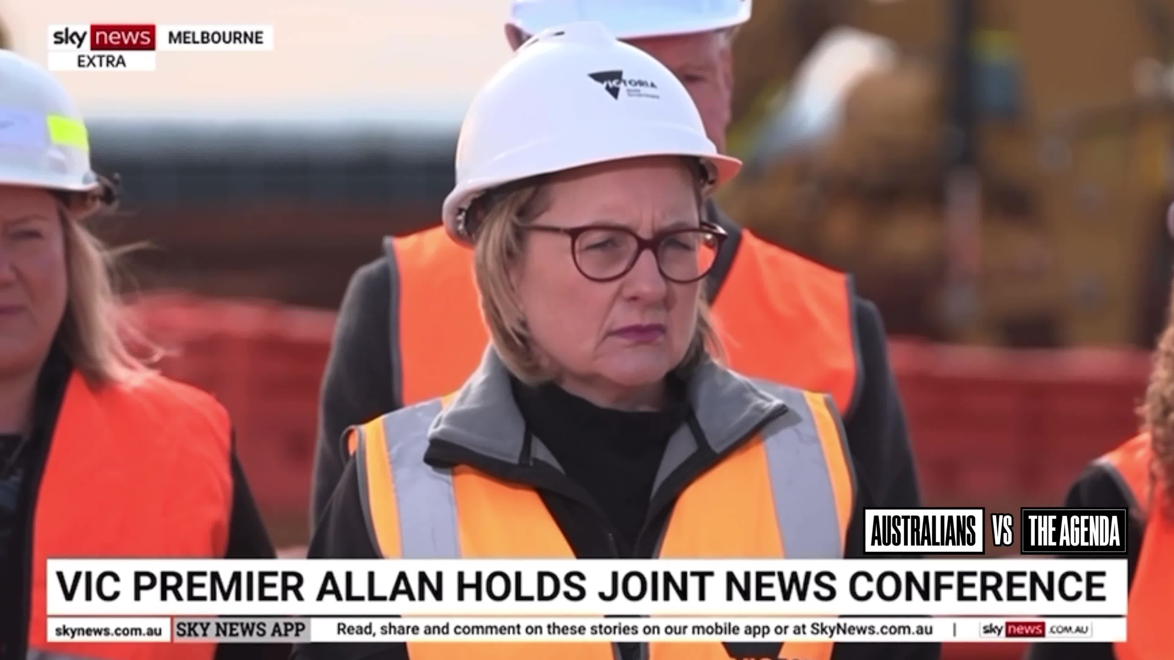 JUST IN — Victorian Premier Jacinta Allan responded to news that a 33-year-old man lost his hand in a brutal machete attack by saying:  “But we banned them… anyway, thoughts and prayer...