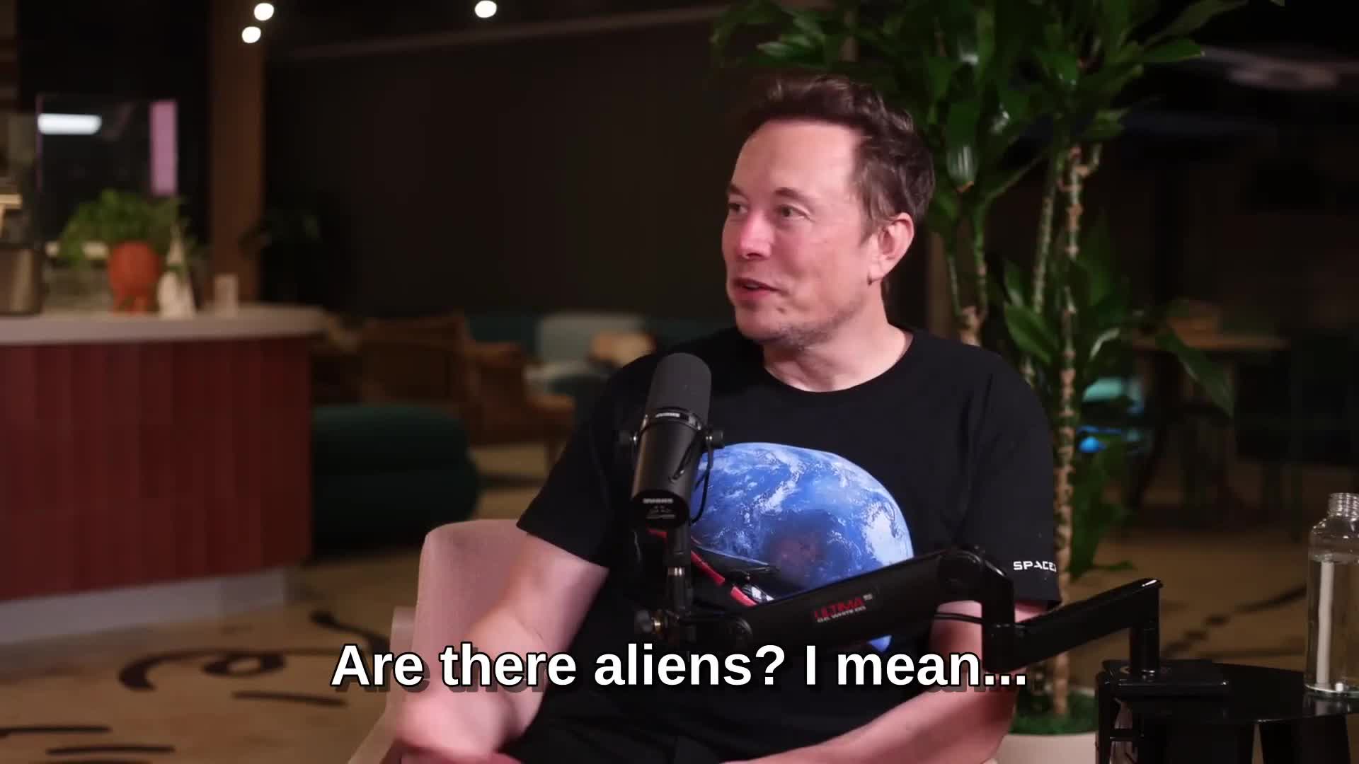 ELON: I HAVE YET TO SEE ANY EVIDENCE OF ALIENS—AND I’M REALLY DEEP IN SPACE  ”What does it all mean?   Where do we come from?   Where are we going?   Where does this all end up?   What...
