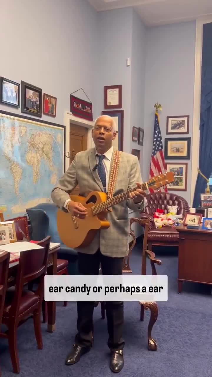 OMG - he's singing again. 😳