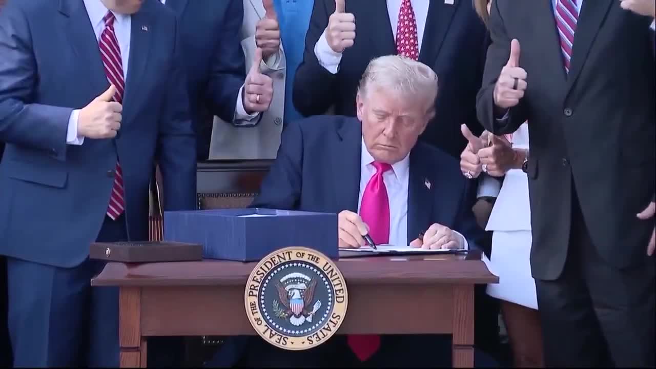 🚨 THE ONE BIG BEAUTIFUL BILL IS NOW OFFICIALLY THE LAW OF THE LAND!