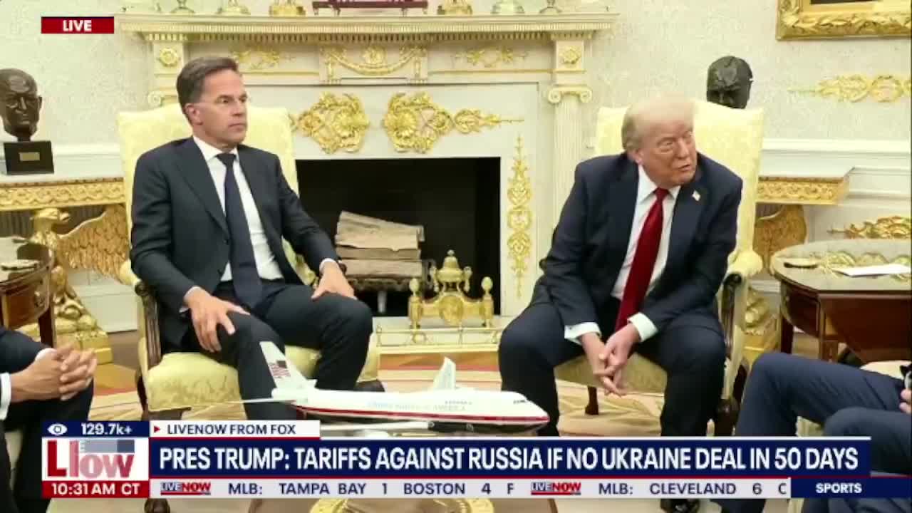 When asked which weapons will be sent to Ukraine via NATO partners, President Trump says 