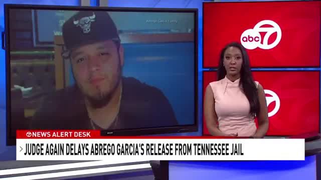 A federal judge has delayed the pretrial release of Kilmar Abrego Garcia due to fears of him being deported.