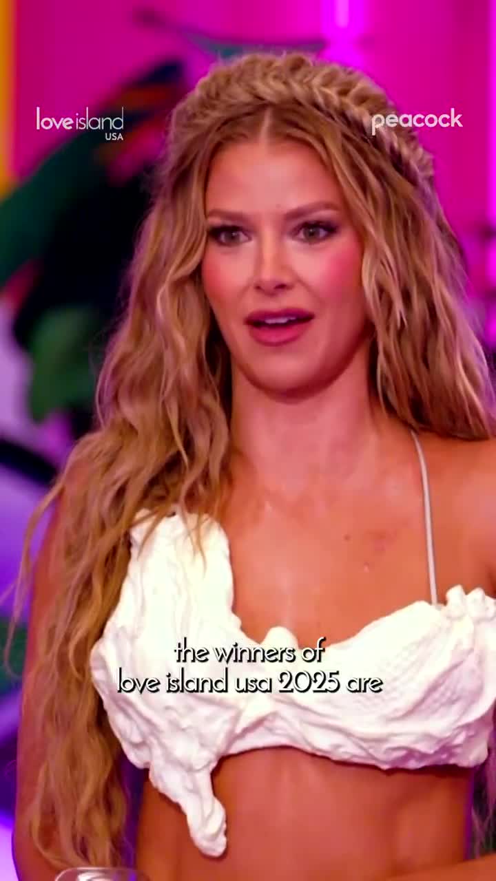 The results are in...  Amaya and Bryan are the winners of Love Island USA season 7 🏝️
