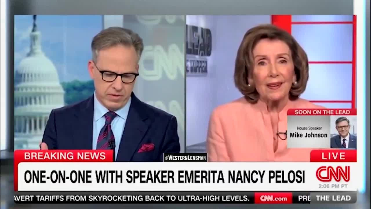 Speaker Emerita Nancy Pelosi is asked about allegations of insider trading.