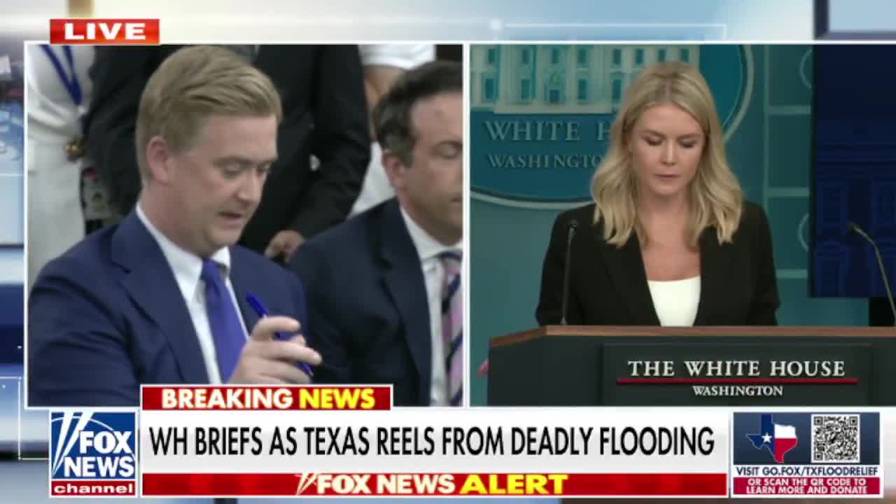 Why is Pam Bondi not giving a press conference and letting the press secretary, take all the fire?