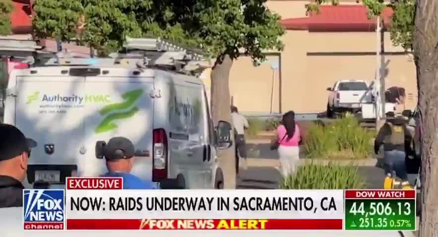 A man slashed the tires of an ICE vehicle during an immigration operation in California.  He found out.  Democrats must stop inciting violence against law enforcement.