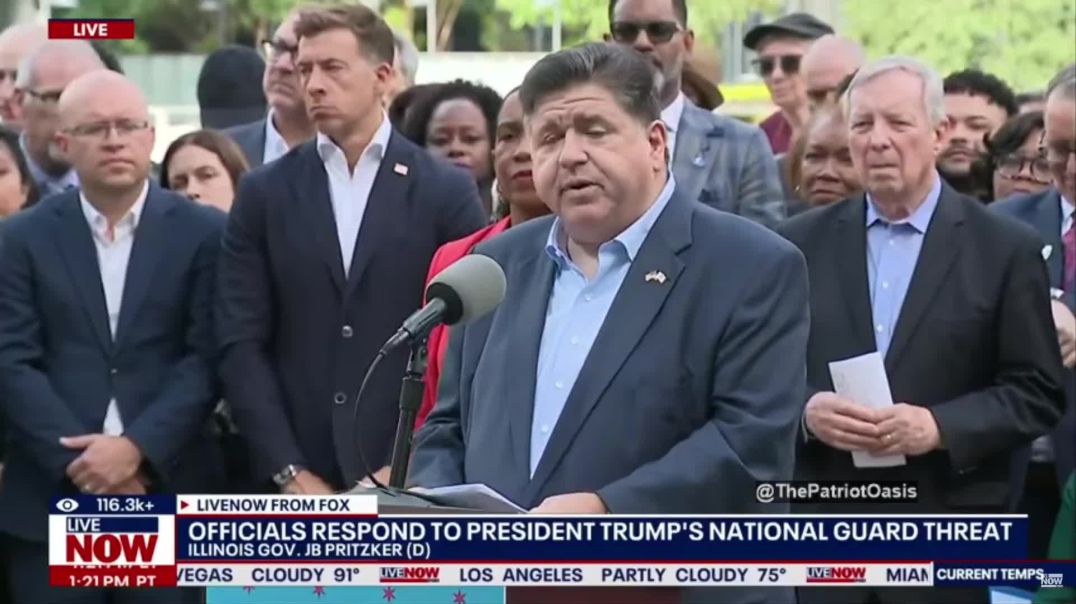 He can’t do jack shit.  🚨 UPDATE: Illinois Governor JB Pritzker has sent a final warning to President Trump, warning he will put his foot down if federal resources surge to Chicago to lower the crime 