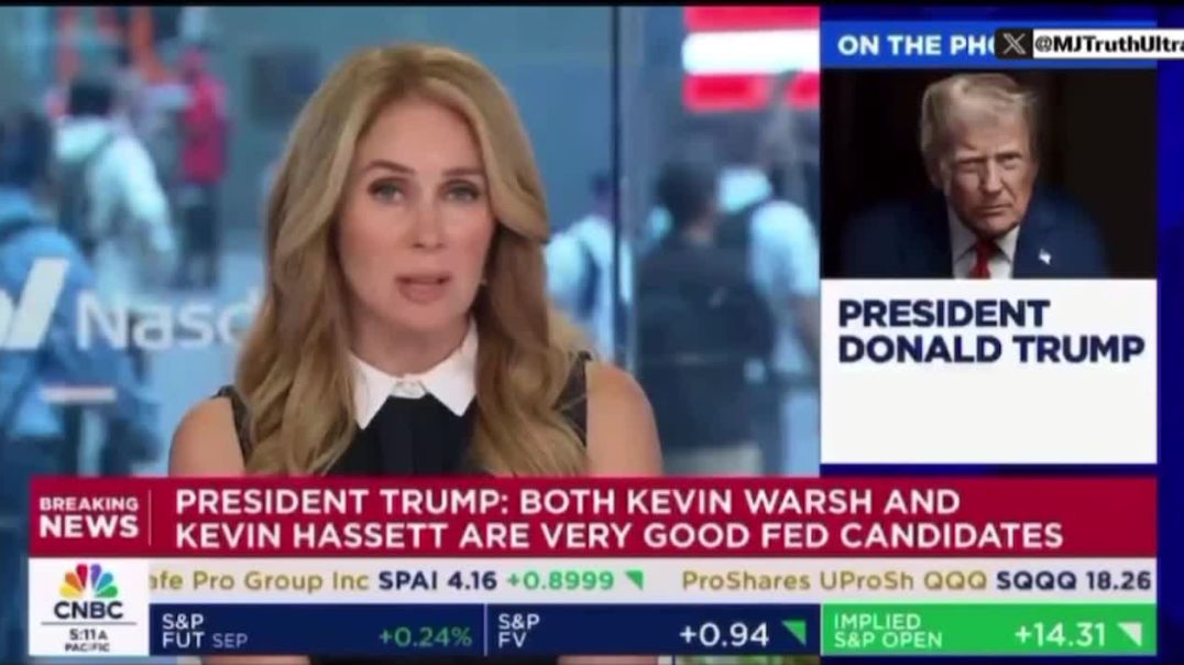 Part 1: President Trump Confirms Scott Bessent has been taken off the Board as a Jerome Powell’s replacement as Fed Chair