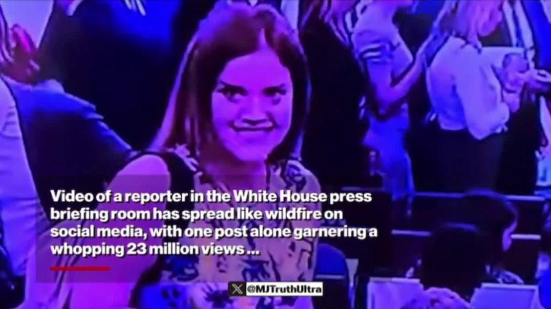 Do you believe demons walk among us? Who else better than a White House Reporter… lol  They said it was a video issue.  What do you think?