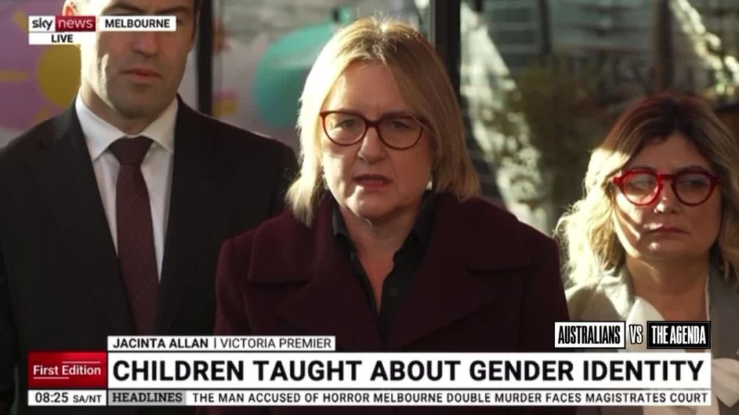 Victorian Premier Jacinta Allan is defending a controversial school curriculum update to teach gender identity to 5-year-olds, calling it “the right thing to do” and saying it will “strengthen kids’ r