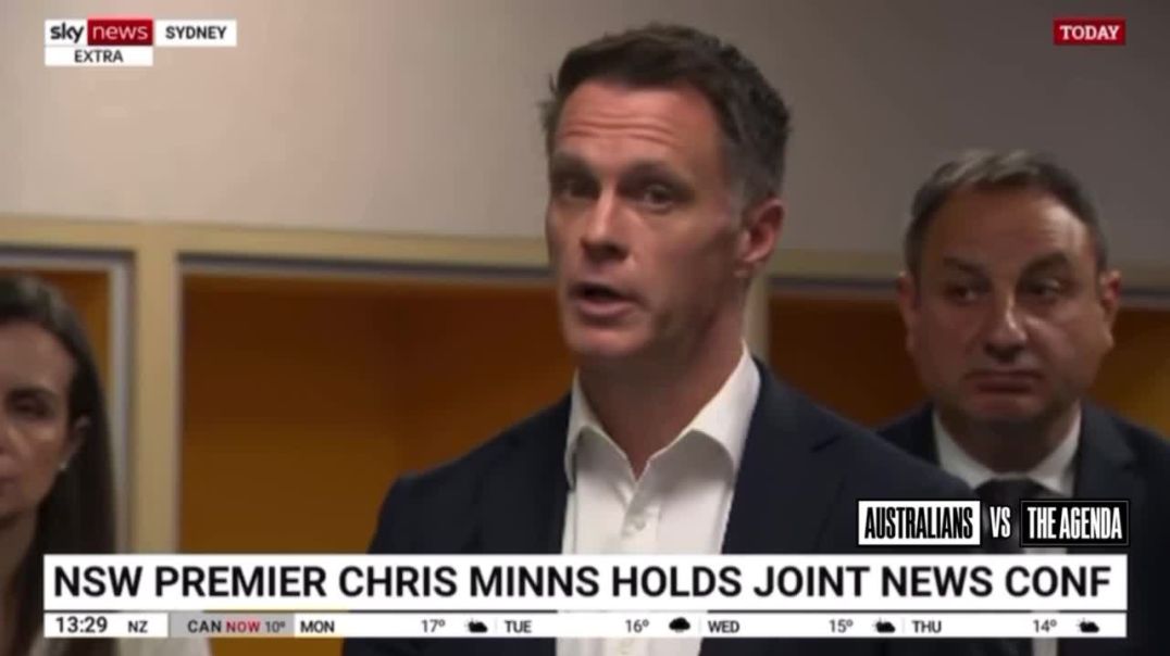 NSW Premier Chris Minns conflates a hypothetical “anti-vax group” applying to protest in Sydney with the Supreme Court’s decision to allow the pro-Palestinian rally to go ahead last Saturday.