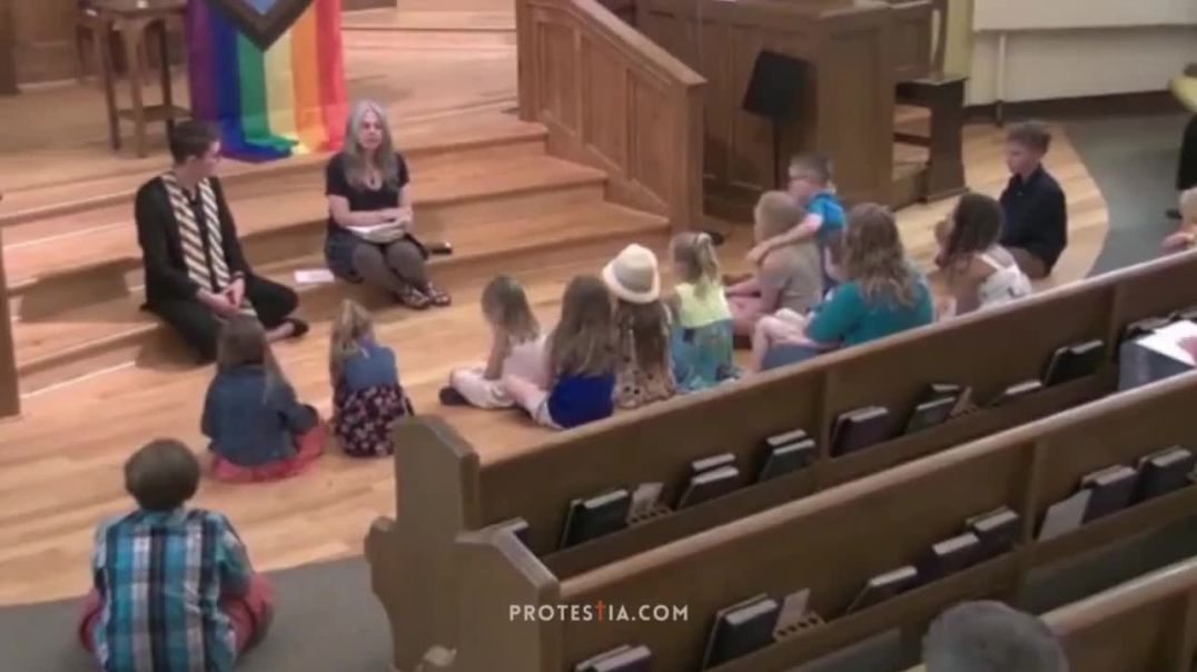 Woke Pastor tells children that the rainbow in Noah’s Ark story is a symbol of LGBTQ..