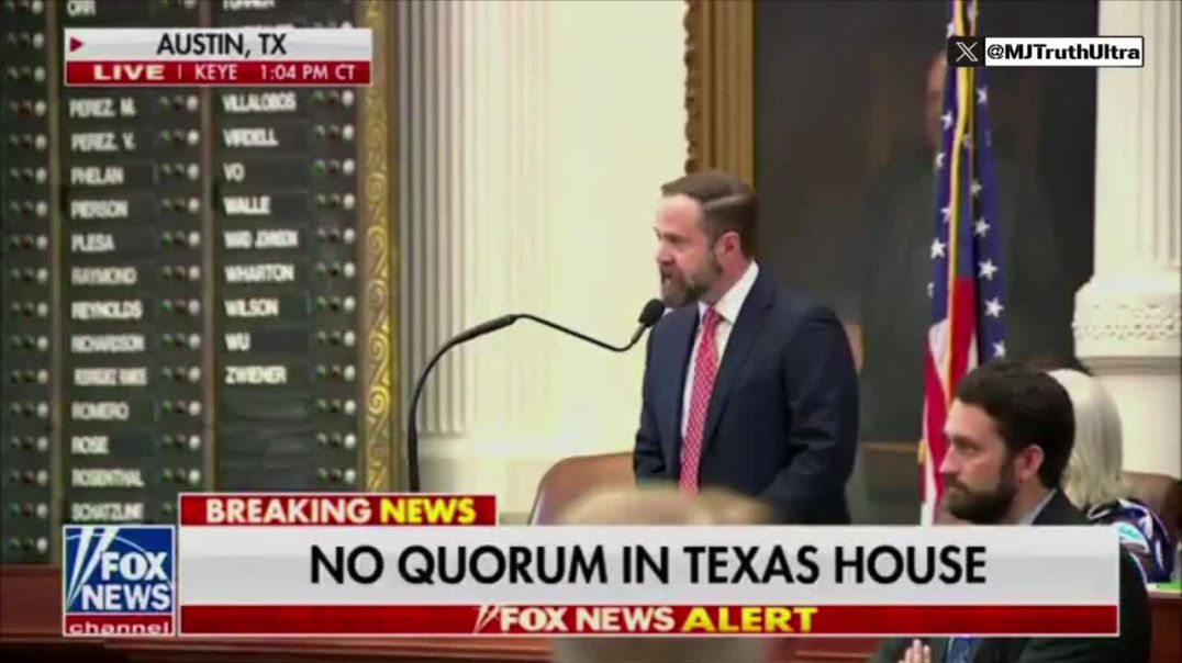 KABOOM 💥 Texas House Speaker Says Democrats who Fled the State Will NOT be Paid unless they pick it up in person