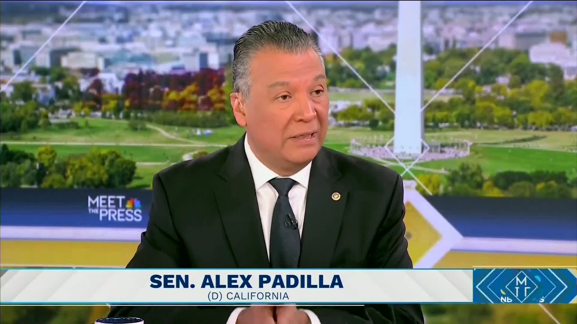 Democrat Senator Alex Padilla calls illegal aliens “long-term residents of the United States who happen to be undocumented”.