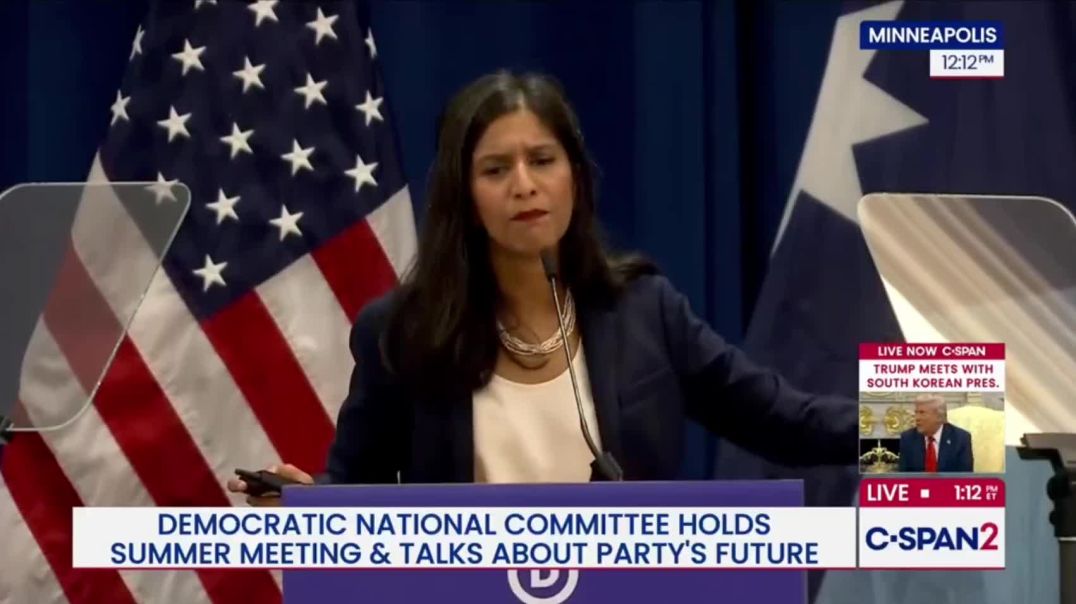 The Democrat party is insane.  During a presentation on crime at the DNC's summer meeting, a lady from left-wing think tank the Vera Institute tells them that "migrant crime and carjackings 