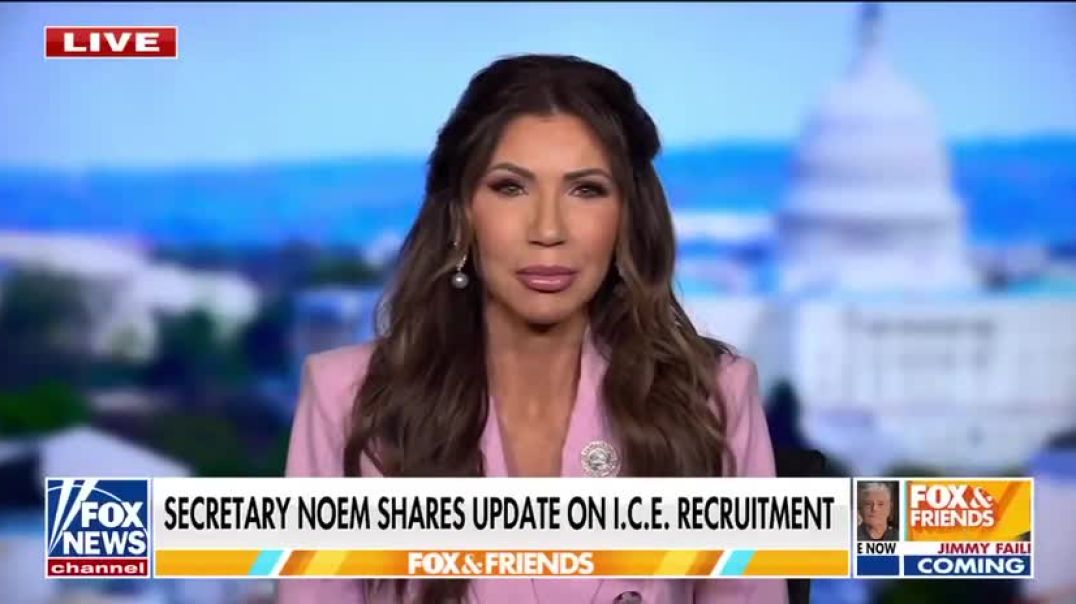 🚨 JUST IN: Kristi Noem announces the amount of people who’ve applied to be ICE agents has now reached a WHOPPING 80,000