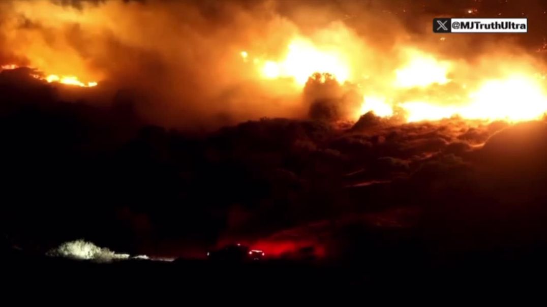 “Climate Change” strikes again in Greece..  🚨 NOW: Wildfires are Ravaging Western Greece, Causing Significant Loss to Farmland/Agriculture —“Arson Suspected"
