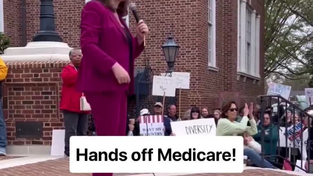 McBride: "We’re telling him [Trump]... hands off our kids! Hands off women’s rights!"  Oh the irony