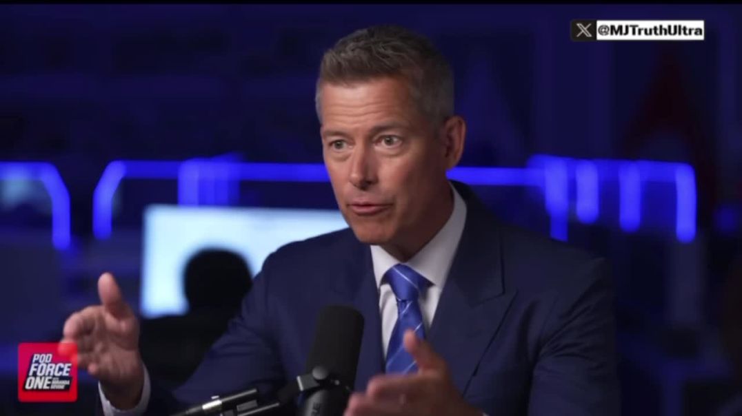 Whoa… 🤯  Did you hear what the Transportation Secretary Sean Duffy said?  He says soon, you will have drones and Amazon deliveries delivering to you while on an airplane..