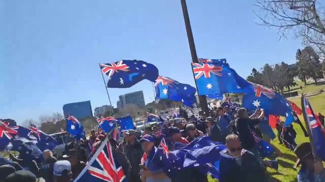The people march In📍Canberra.