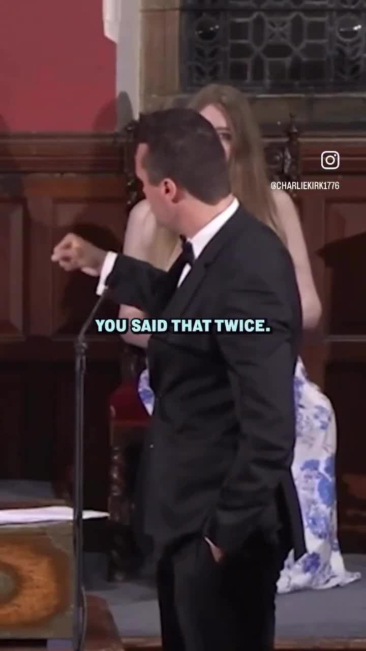 Oxford gets an F. Charlie Kirk gets an A+.  Charlie laying down powerful truths. Must watch.