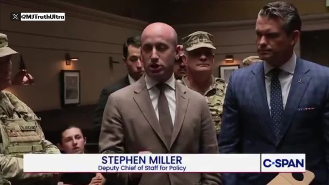 Stephen Miller drops some LOGIC BOMBS on the Media:
