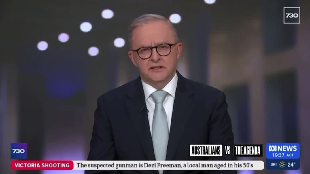 Prime Minister Anthony Albanese responded to a question about the “sovereign citizen” ideology of the alleged offender in the police officer shootings, stating that “we know of the warnings of far-rig
