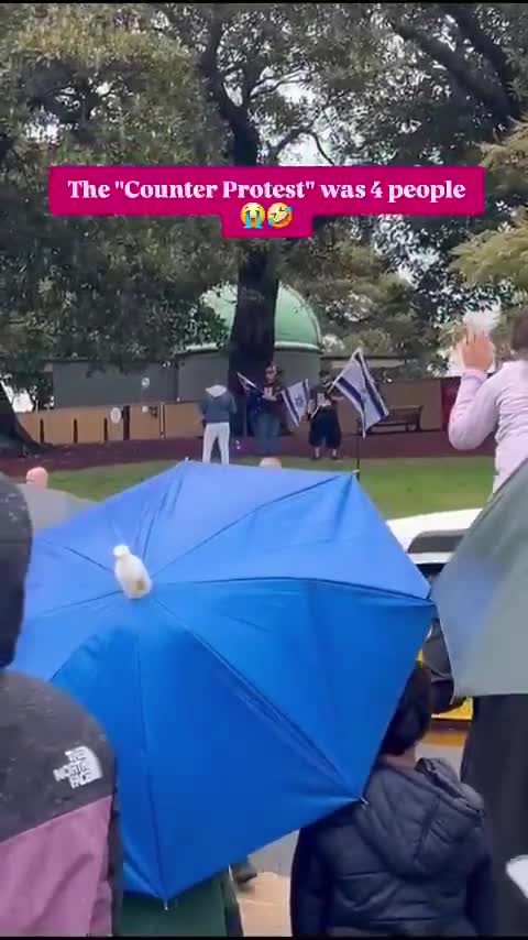 There was a Zionist counter rally in Sydney today. Four people.