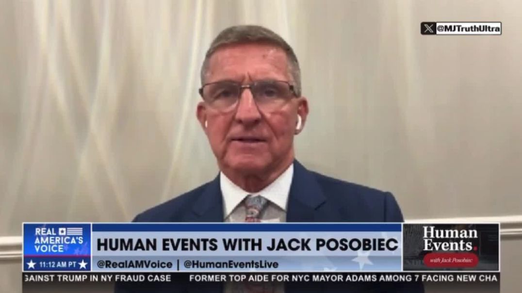 Part 1: General Flynn says he just met with the Secretary of War, Pete Hegseth about “some stuff” in DC 👀