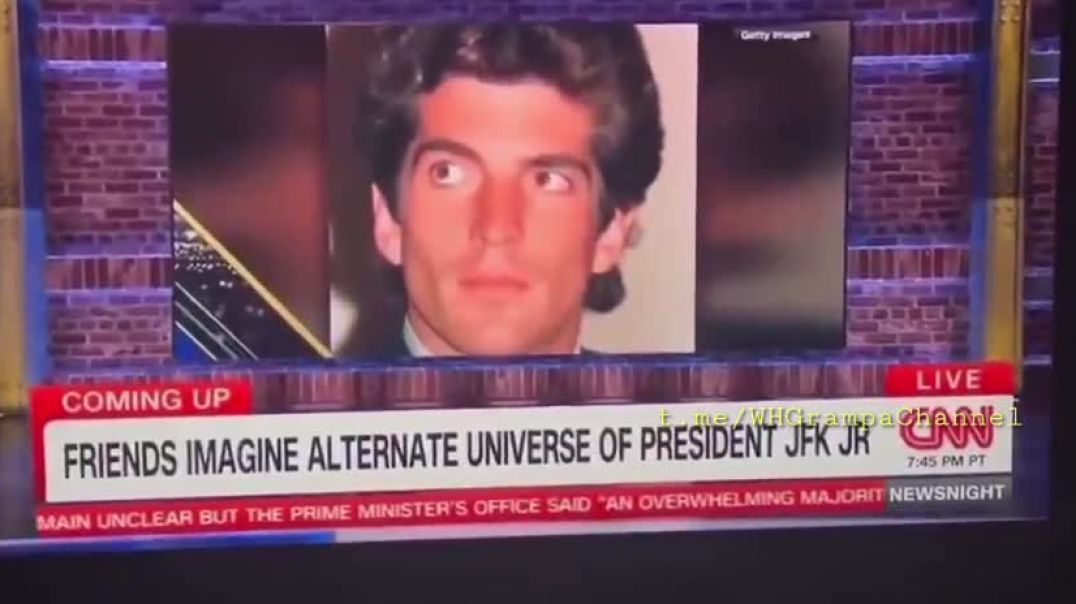 JFK Jr. President of the US ....  Framing on CNN ...