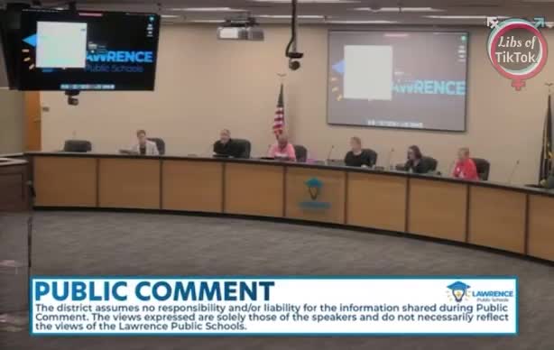 GRAPHIC: Parent reads from an extremely s*xual p**nographic book available to students in @usd497   The board then SHUTS HER MIC to stop her from continuing.  So too graphic for a room full ...