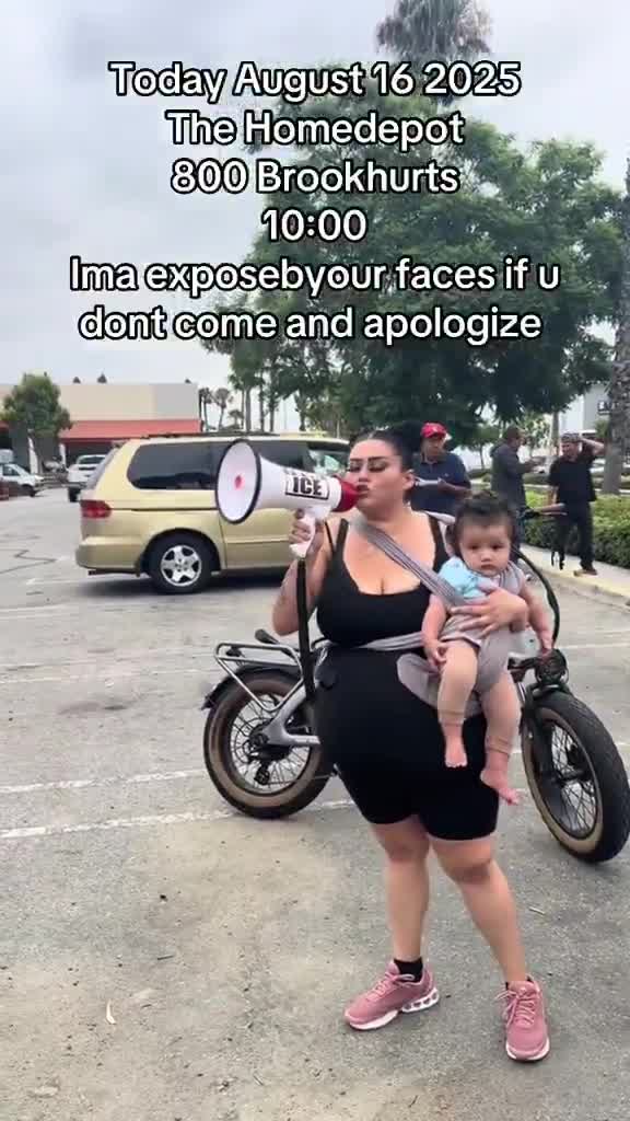 Unhinged woman harasses ICE agents and yells at them in Spanish, threatens to dox them  cc @ICEgov @FBI