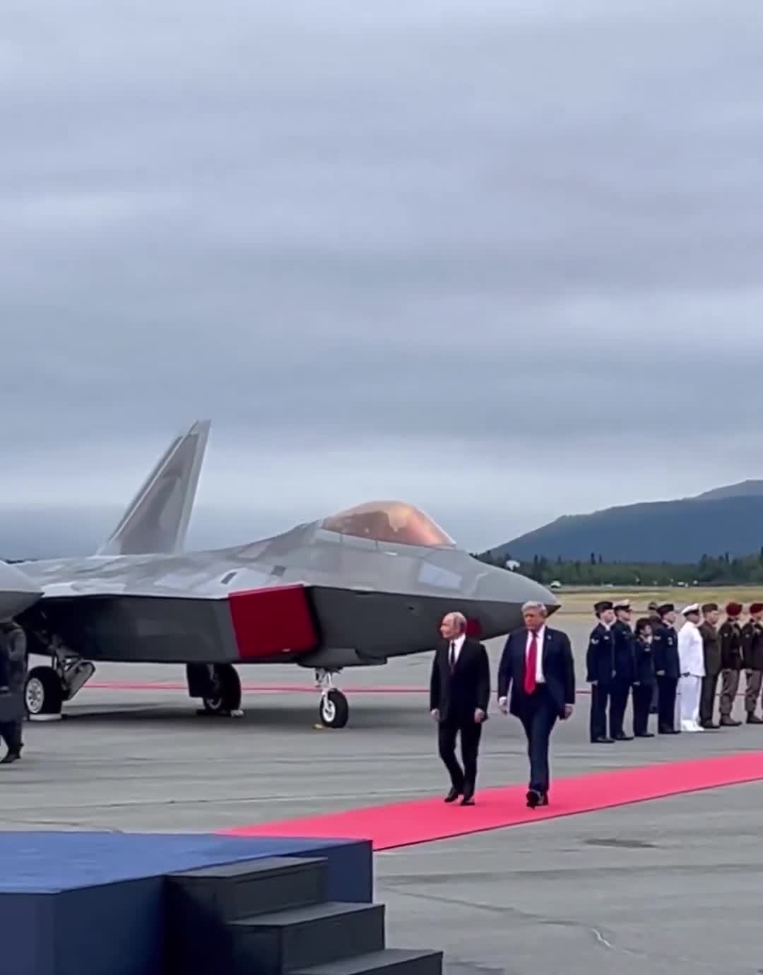 American dominance on display for Putin to see. Great optics.