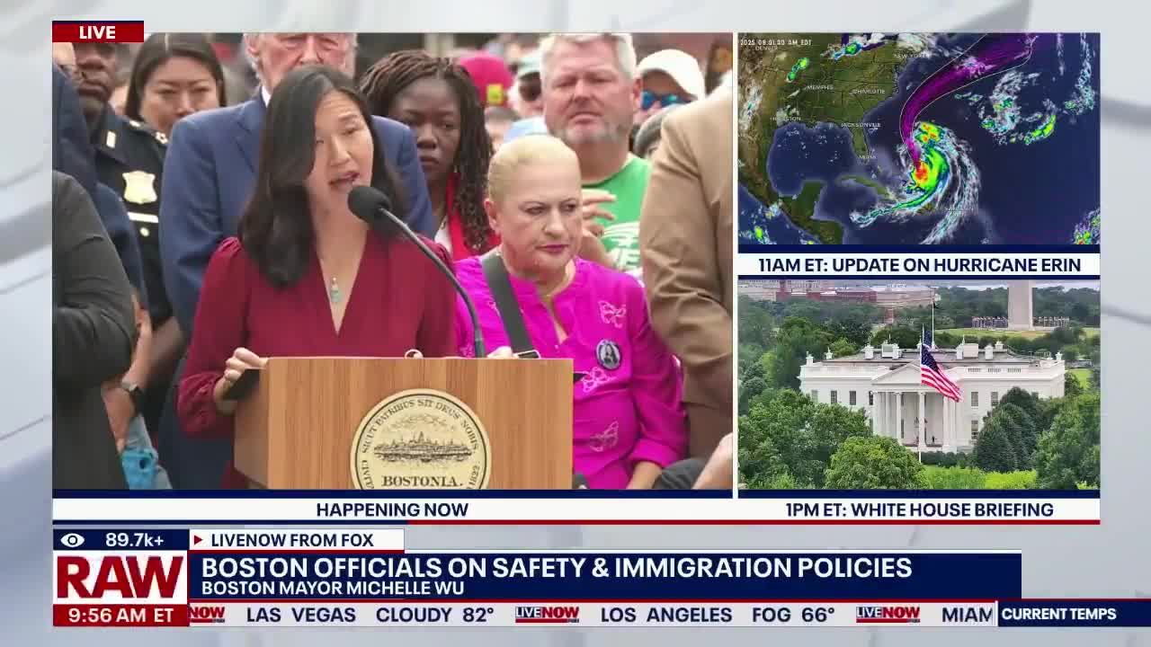Boston Mayor Michelle Wu signals she will not cooperate with ICE deportations of illegal aliens and refers to it as “oppression.”