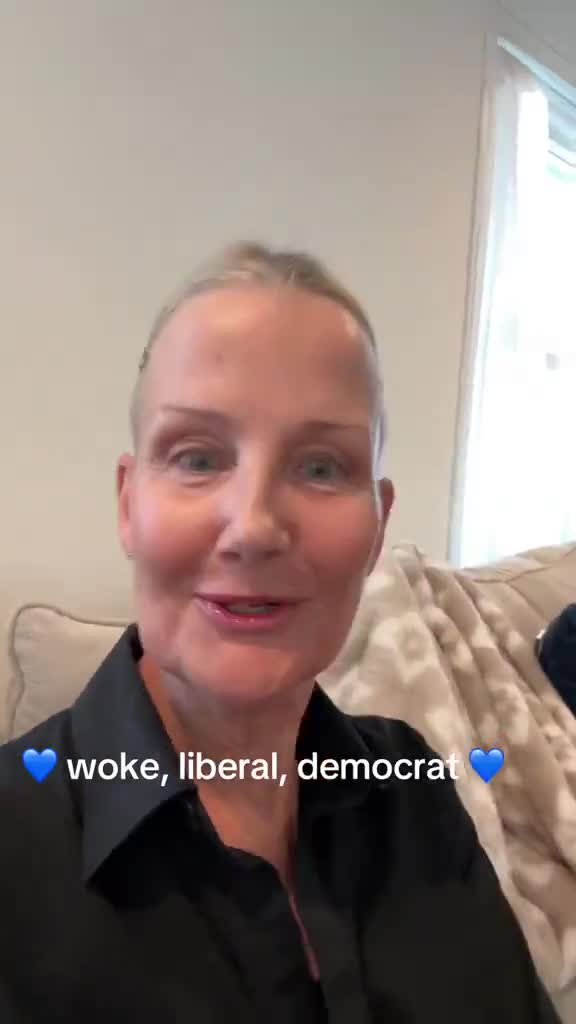“Proud to be woke, proud to be a liberal, proud to be a Democrat”  It’s always always the eyes.