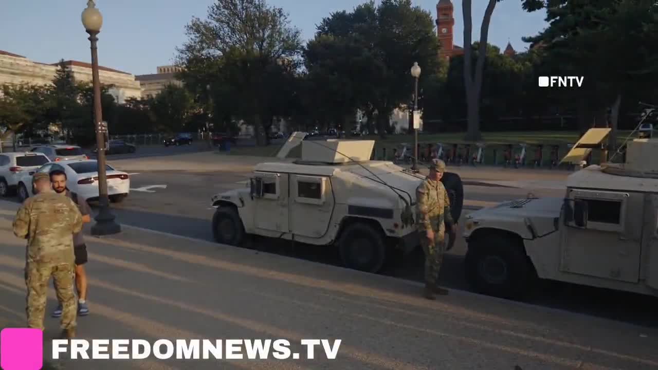 The National Guard is patrolling DC!  Hell yes  It’s time to bring law and order to DC and make our nation’s capital safe and beautiful again!