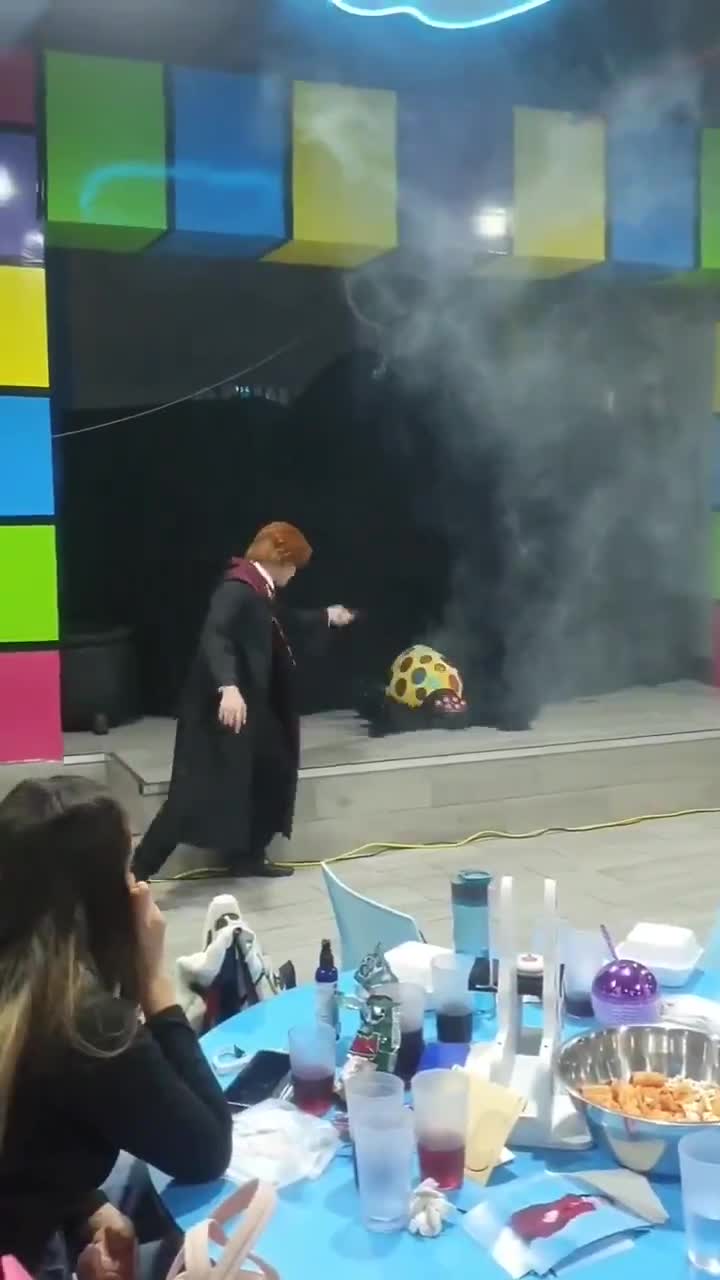 This is a children’s birthday party
