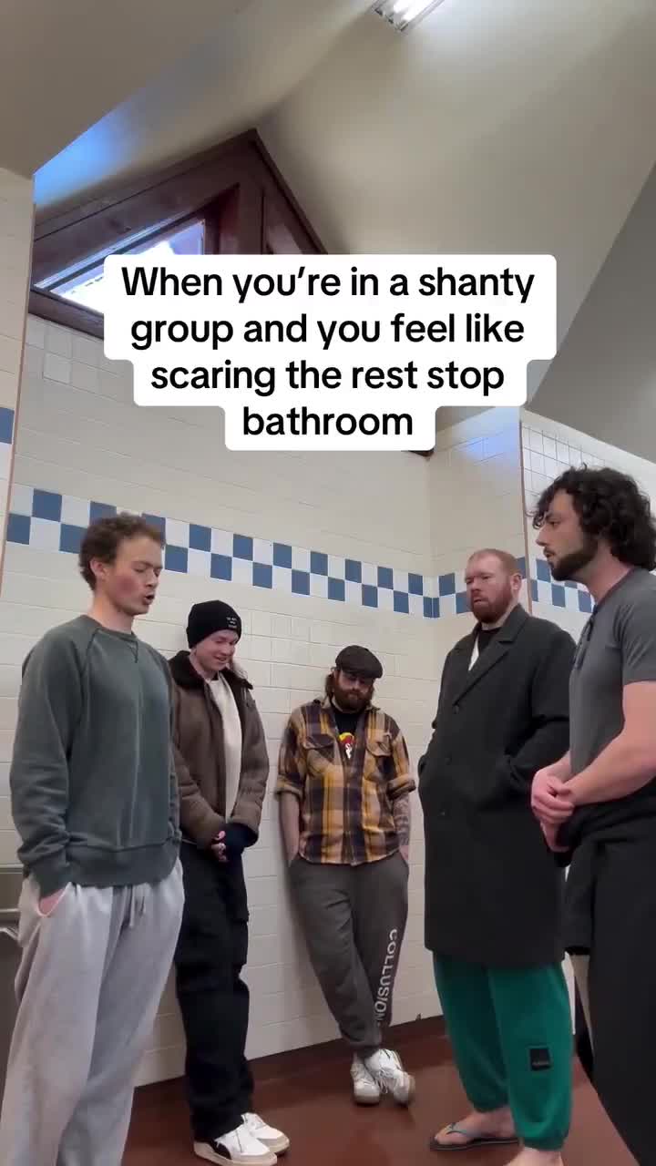 Imagine taking a shit and you start hearing this
