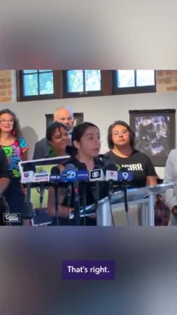 Democrat Congresswoman Delia Ramirez: “It’s time to escalate our fight back...We have to defund them, it's time we defund ICE.”