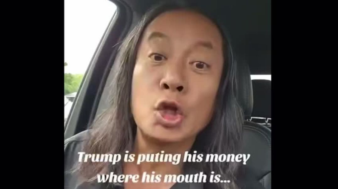 Gene Ho, Trump is putting his money where his mouth is, yeah 👍